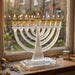 Crystal Elegant Hanukkiah 28x30 cm