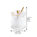Lucite Honey Dish 9.5 cm- Gold Color