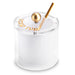 Lucite Honey Dish 9.5 cm- Gold Color