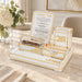 Acrylic Havdalah Set In a Gold-Tone Box 23.2*17.5 cm