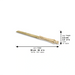 Elegant Knife 35 cm with Metal Handle - Gold