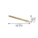Elegant Knife 35 cm with smooth blade and Metal Handle - Gold