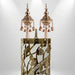 Pair of Rimonim for H'aftara 26 cm- Rose Gold