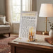 Perspex Shabbat Candle Lighting Gold color 22*13cm