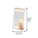 Perspex Shabbat Candle Lighting Gold color 22*13cm