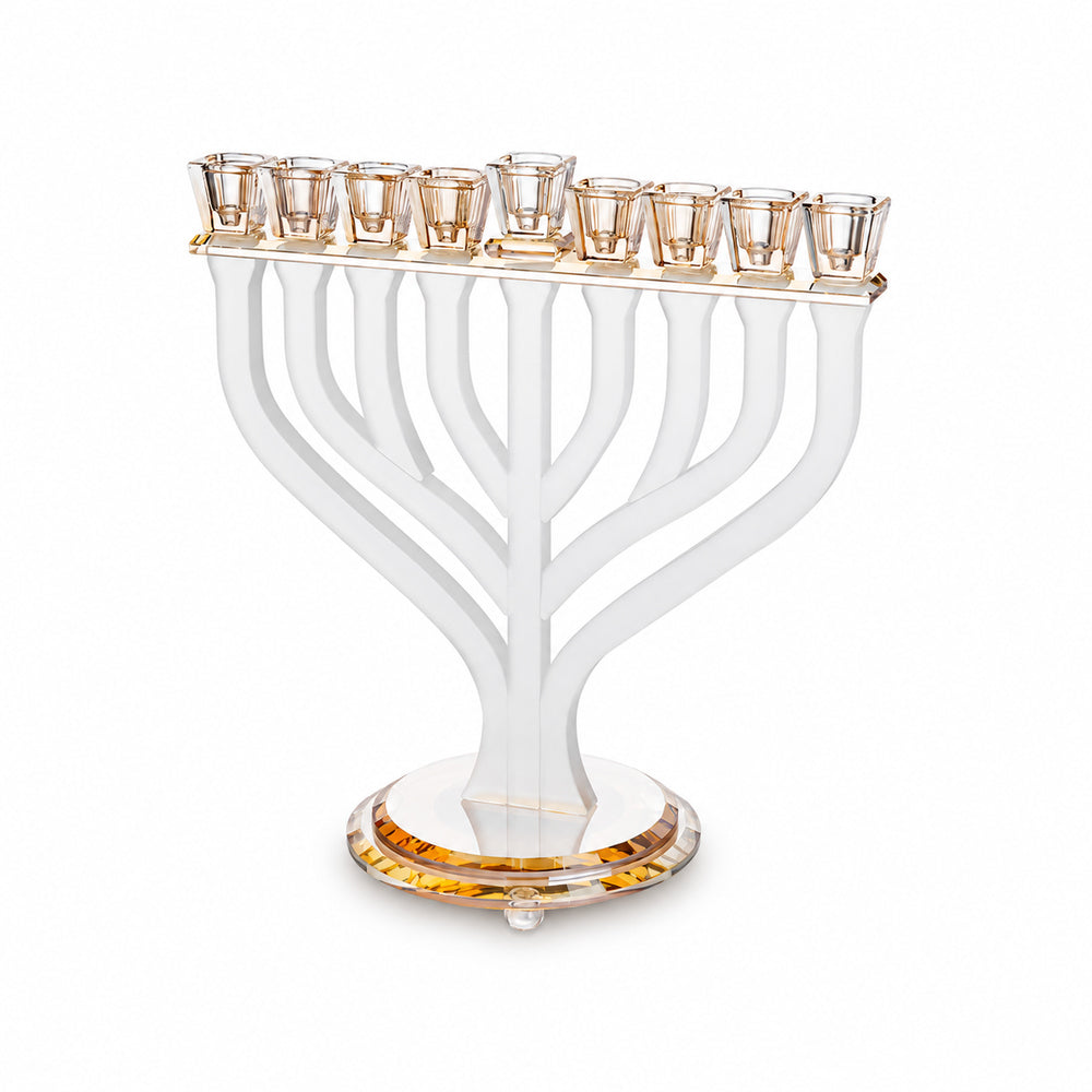 Crystal Elegant Menorah 29x30 cm