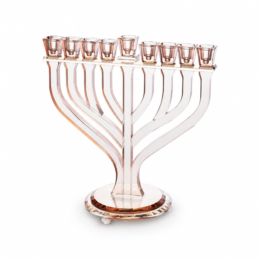 Crystal Elegant Menorah 29x30 cm