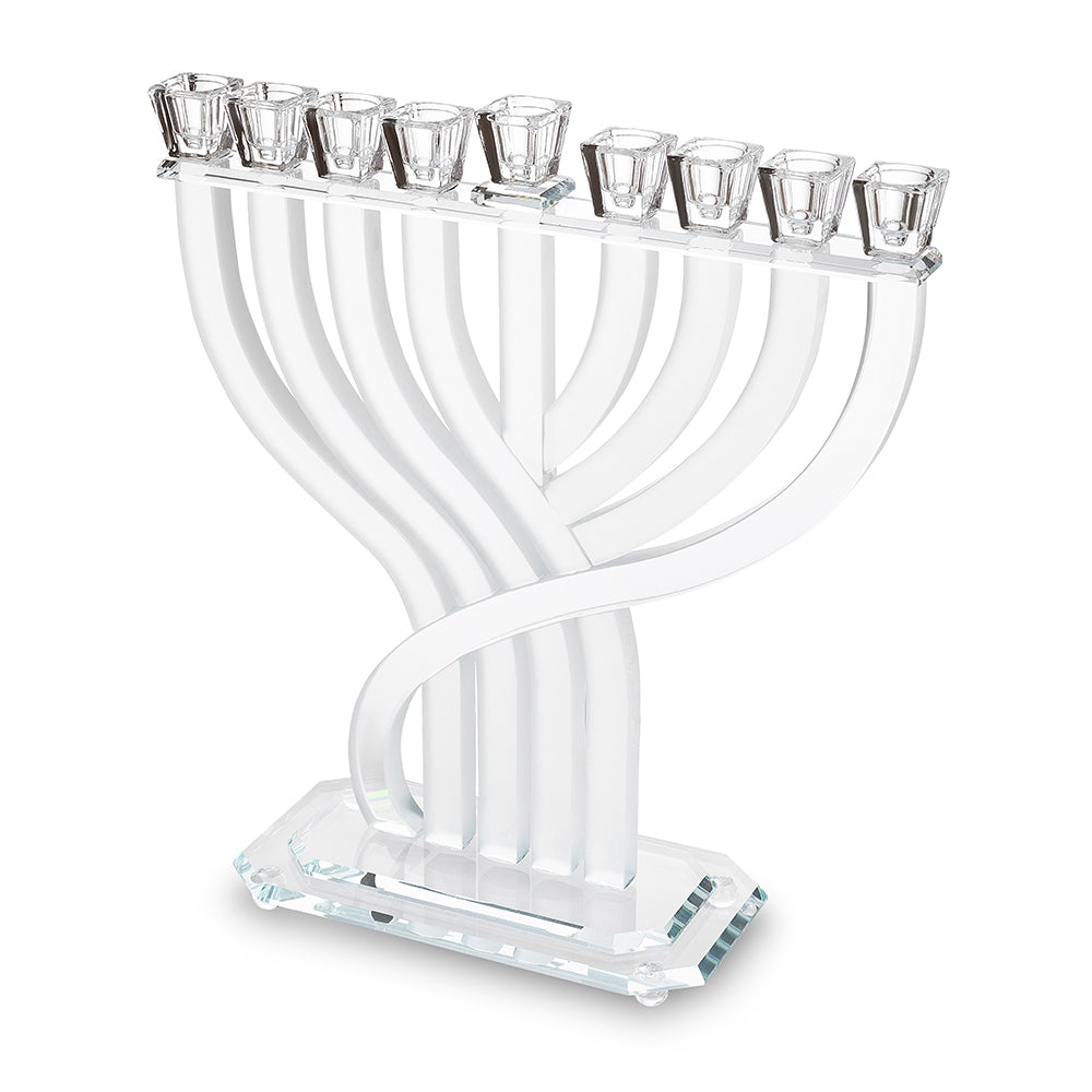Crystal Elegant Hanukkiah 31x35 cm