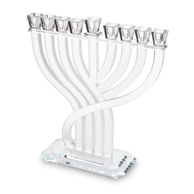 Crystal Elegant Hanukkiah 31x35 cm