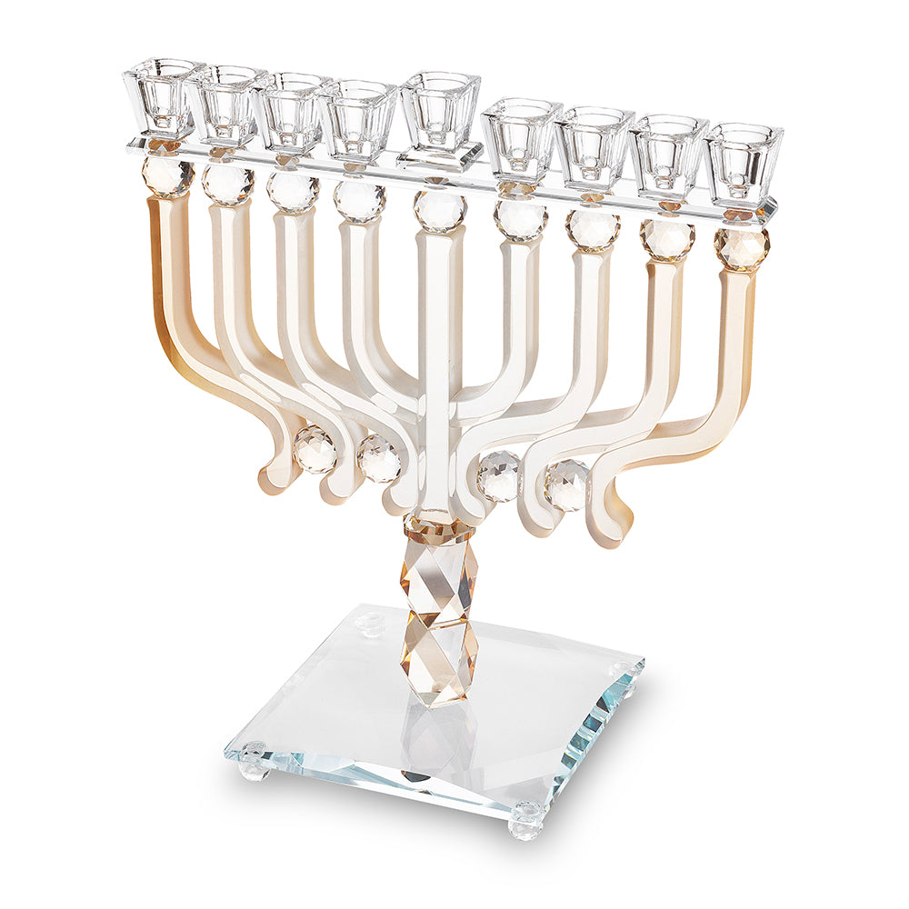 Crystal Elegant Hanukkiah 30x36 cm