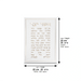 Canvas "Bold Letters" Hebrew "Asher Yatzar" Blessing 35*25 cm