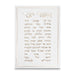 Canvas "Bold Letters" Hebrew "Asher Yatzar" Blessing 35*25 cm