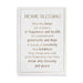 Canvas "Bold Letters" English Home Blessing 35*25 cm