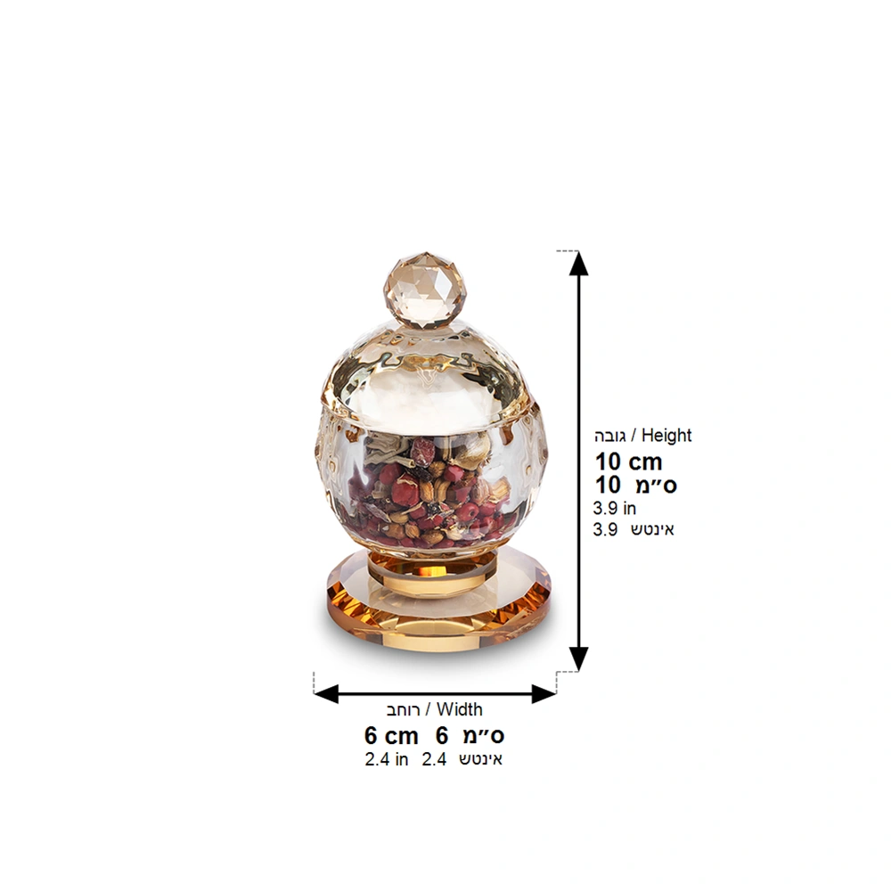 Crystal Besamim Holder 9 cm