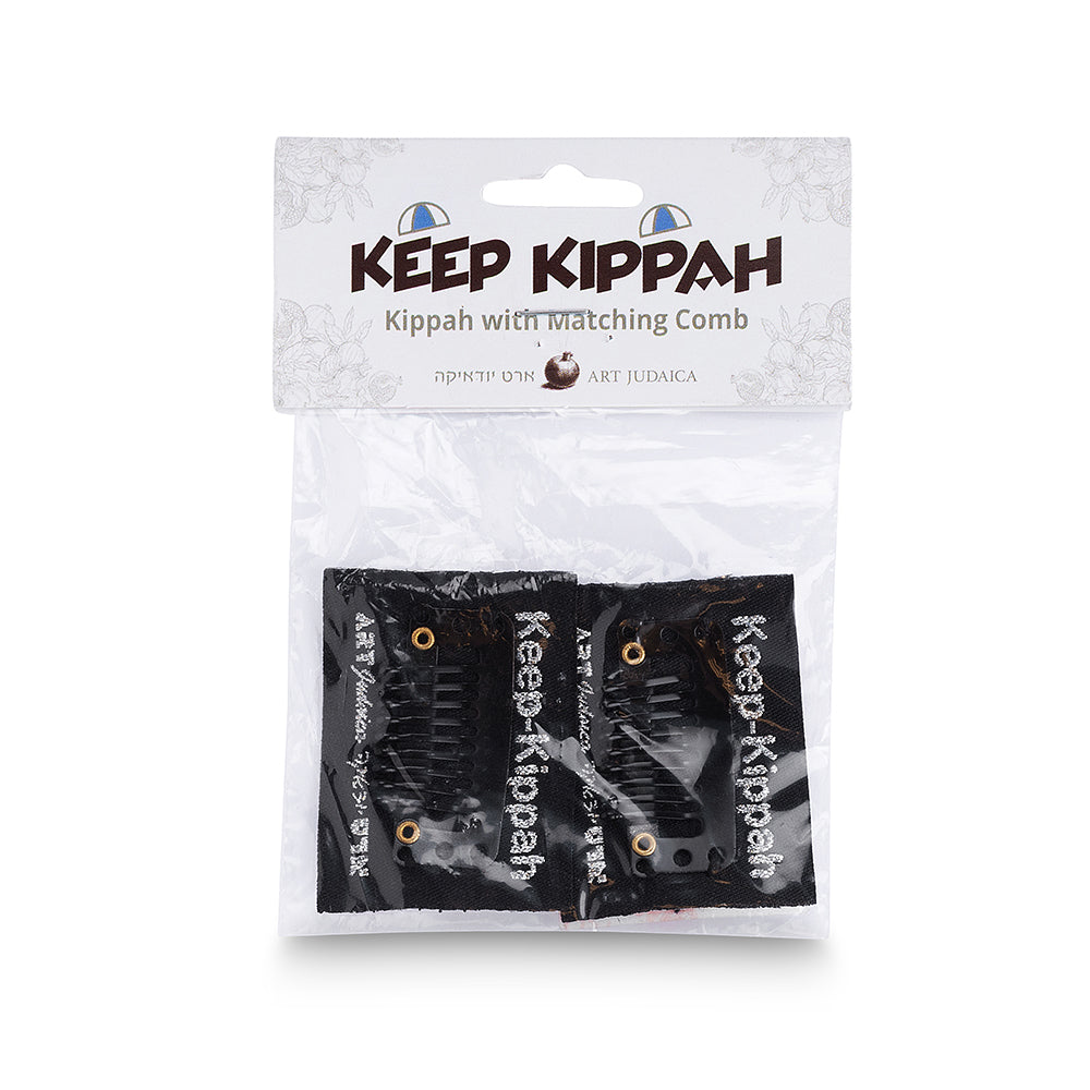 Two Kippah Clips with Sticker
