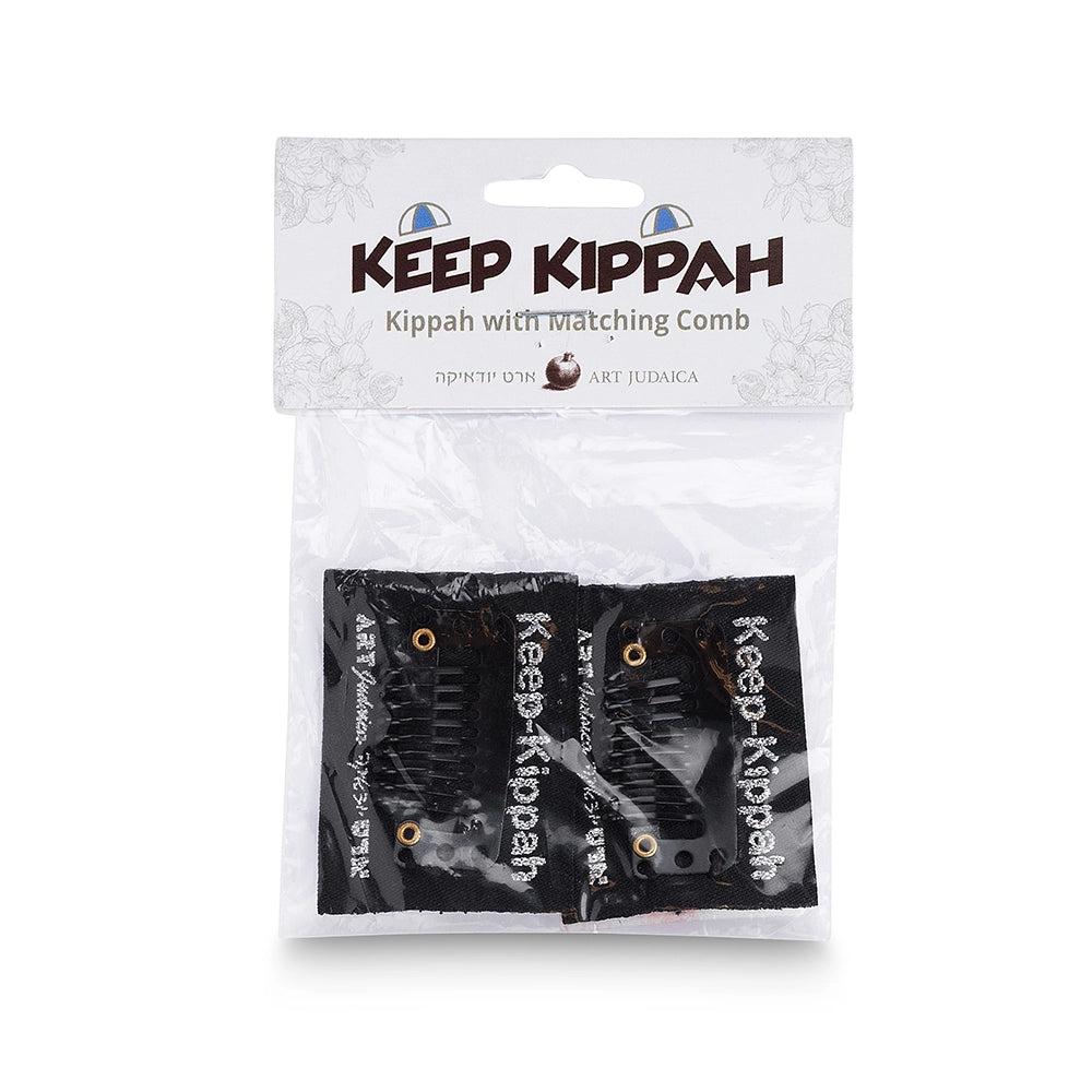 Two Kippah Clips with Sticker
