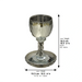 Crystal Kiddush Cup 16 cm with Stones Contain Contain 130ml // 4.3oz - Silver
