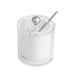 Lucite Honey Dish 9.5 cm- Silver Color