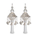 Pair of Rimonim for H'aftara 26 cm- Silver Plated