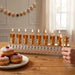 Flip Top Metal Menorah 10*28 cm - Rose Gold
