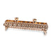 Flip Top Metal Menorah 10*28 cm - Rose Gold