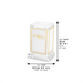 Lucite Tzedakah Box 11.5cm
