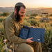 Leather- Like Thermal Tefillin & Tallit Protector Container "Tik-taf" 22 cm- Blue