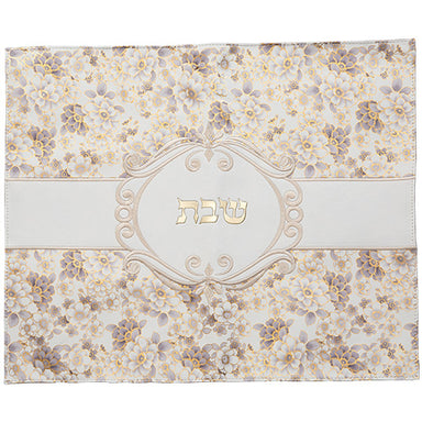Leatherette Challah Cover 55*45cm - White, Gray