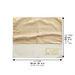 Leatherette Challah Cover 55*45cm - Gold, White
