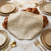 Leatherette Challah Cover 55*45cm - White