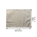 Leatherette Challah Cover 60.5*45cm - Silver, with Stones