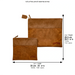 Leatherette Talit - Tefilin Set 36*29 cm