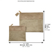 Leatherette Talit - Tefilin Set 36*29 cm