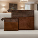 Leatherette Talit - Tefilin Set 36*29 cm - Brown