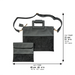 Leatherette Talit & Tefilin Set 38*31 cm - Black