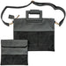 Leatherette Talit & Tefilin Set 38*31 cm - Black