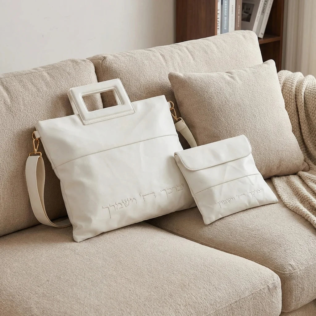 Leatherette Talit & Tefilin Set 38*31 cm