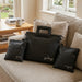 Leatherette Talit - Tefilin set with handles 40*34 cm
