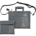 Leather Like Talit - Tefilin Set 36*29 cm with Bold Embroidery - Silver