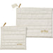 Leatherette Tallit - Tefillin Set 36*29 cm - Gold, White