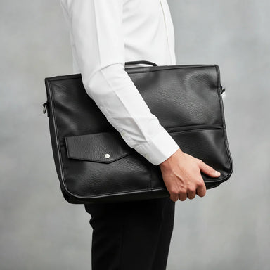 Elegant Tallit Bag with Handle 34*43 cm - Black