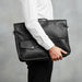 Elegant Tallit Bag with Handle 34*43 cm - Black