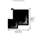 Velvet Tallit Tefillin Set 35.6*35.6 cm, Dark Blue with Embroidery