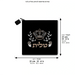 Velvet Tallit Bag 31.7*29.2 cm, Black with Embroidery
