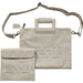 Leatherette Tallit & Tefillin Set 38*33 Cm - Gray
