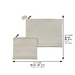 Leatherette Tallit - Tefillin Set 36*29 cm - White