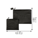 Leatherette Tallit - Tefillin Set 36*29 cm - Black
