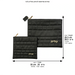 Leatherette Tallit - Tefillin Set 36*29 cm - Gold, Black