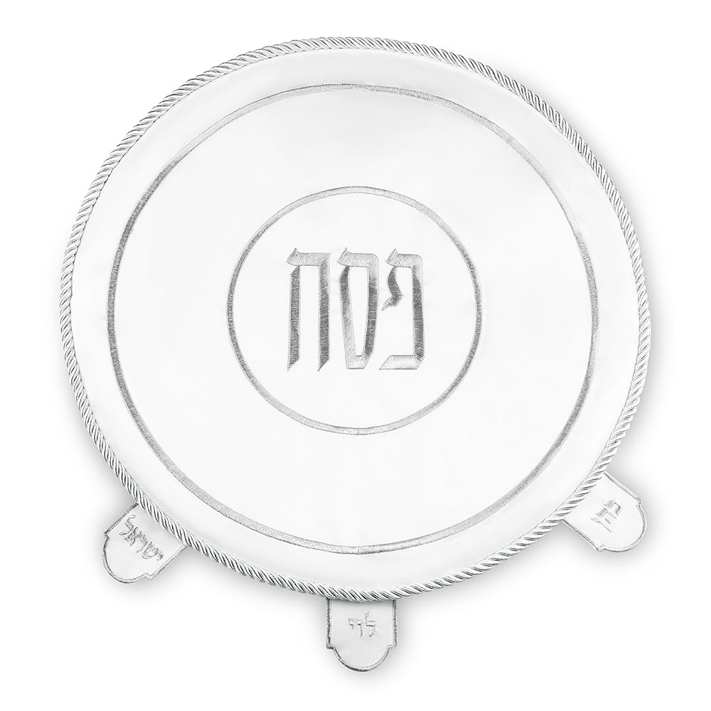 Satin Passover Cover w/ Embroidery