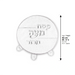 Brockett Passover Cover 45 cm, with Embroidery - Gold